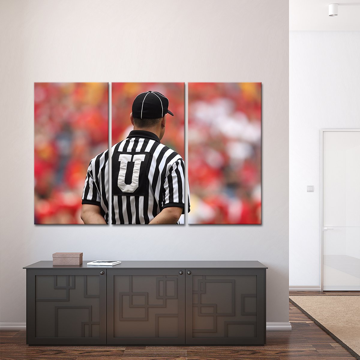 Football Umpire Multi Panel Canvas Wall Art