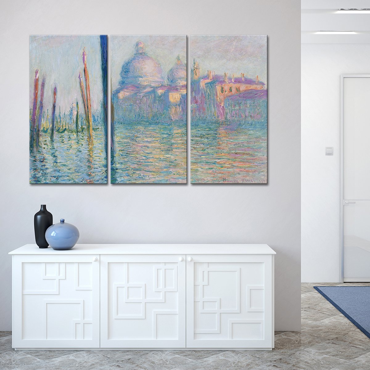 Le Grand Canal Multi Panel Canvas Wall Art