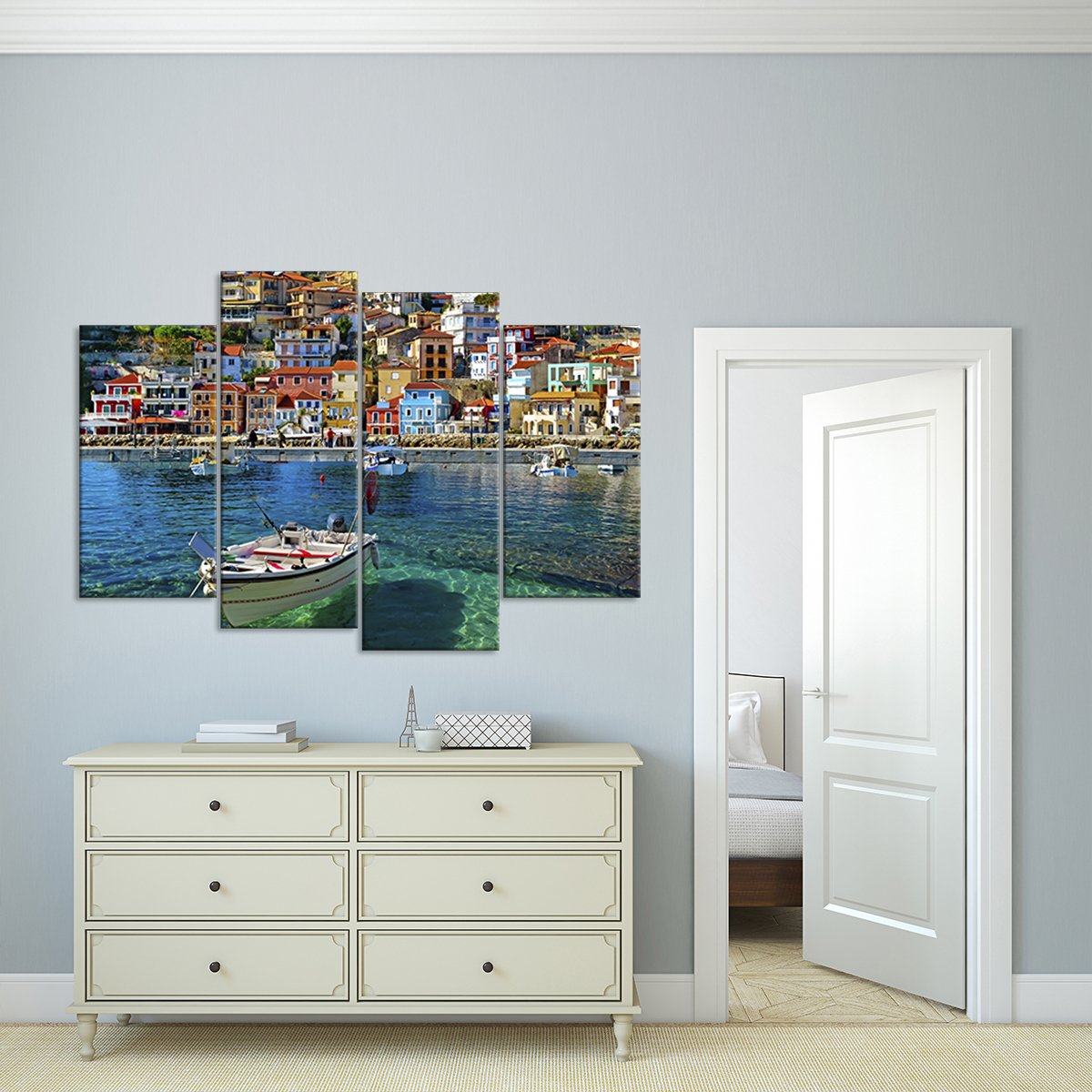 Menorca Island Multi Panel Canvas Wall Art