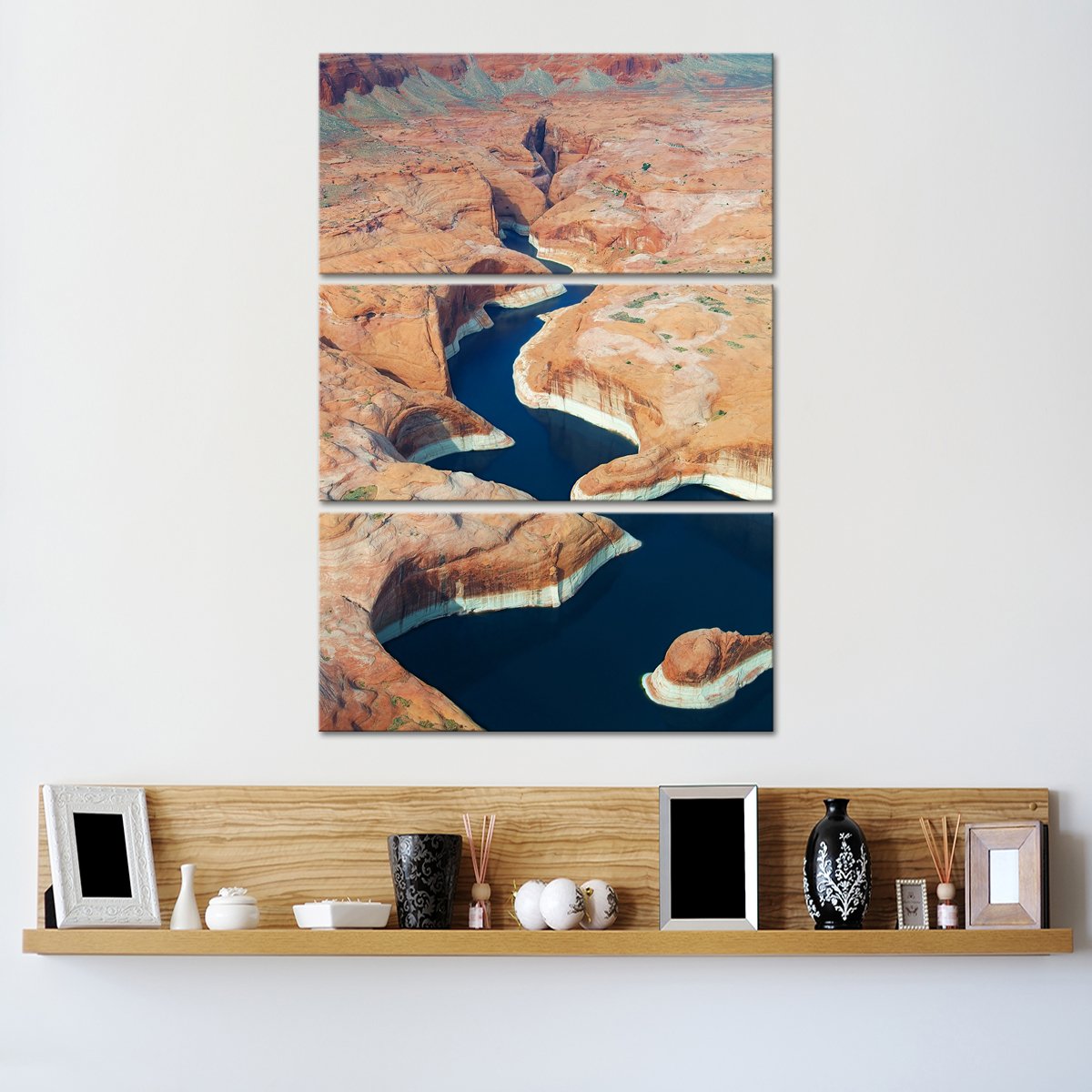 Explore Lake Powell Waterways Multi Panel Canvas Wall Art