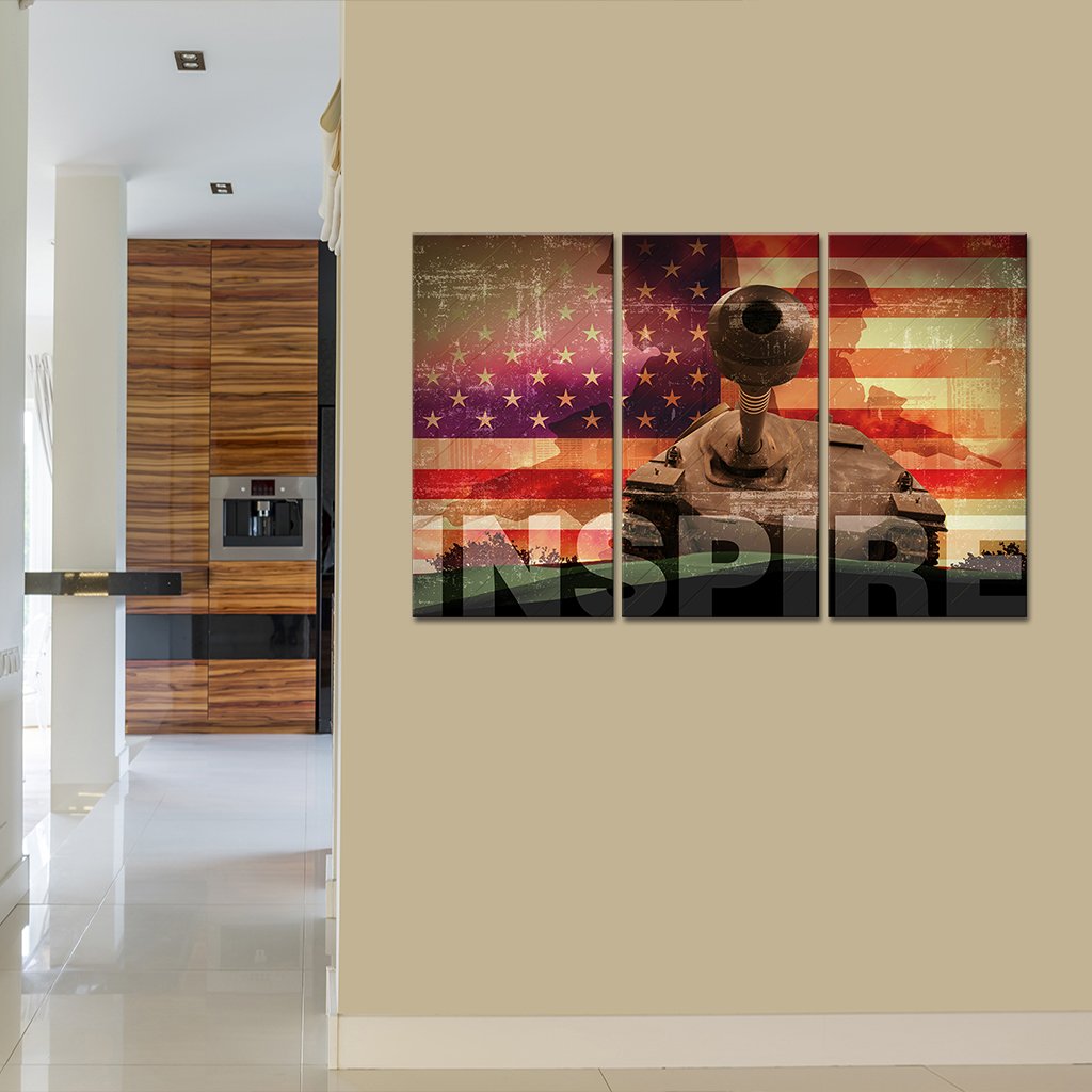 Armored Division Multi Panel Canvas Wall Art