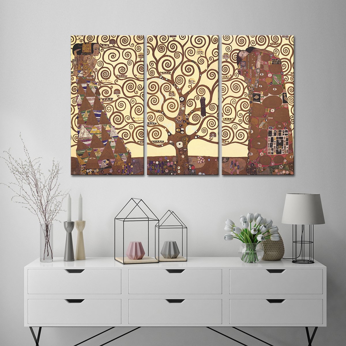 The Tree Of Life Multi Panel Canvas Wall Art