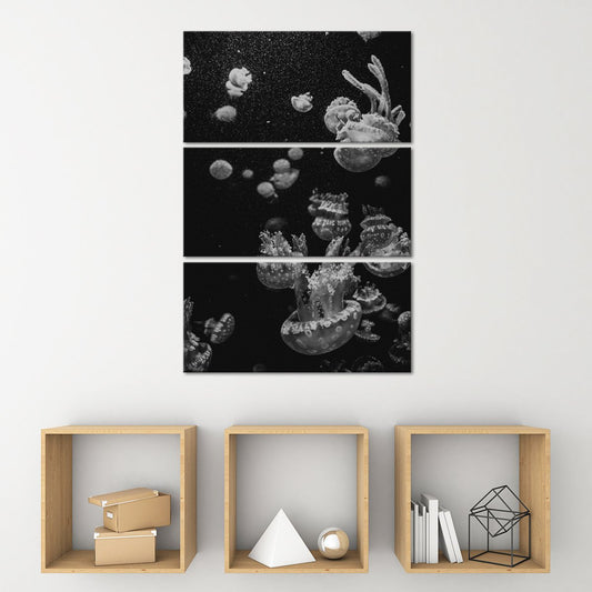 Majestic Jellyfish Multi Panel Canvas Wall Art
