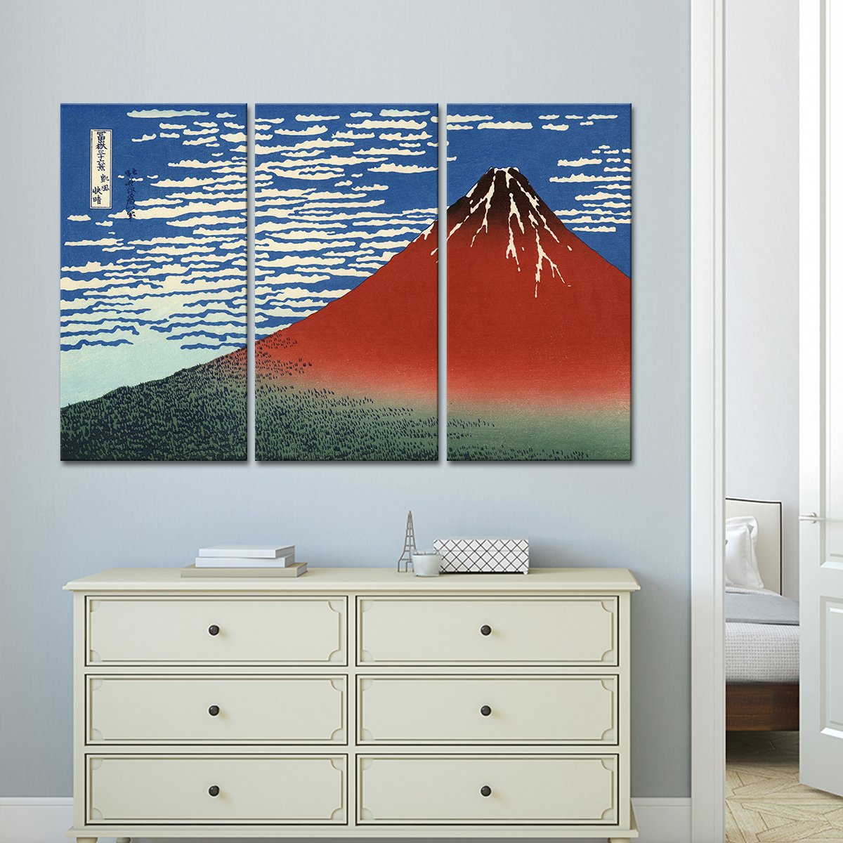 Fine Wind Clear Morning Multi Panel Canvas Wall Art