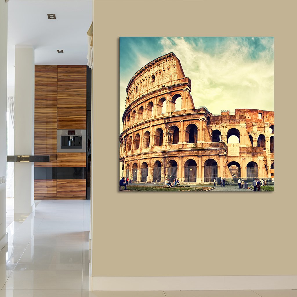 Great Colosseum Multi Panel Canvas Wall Art