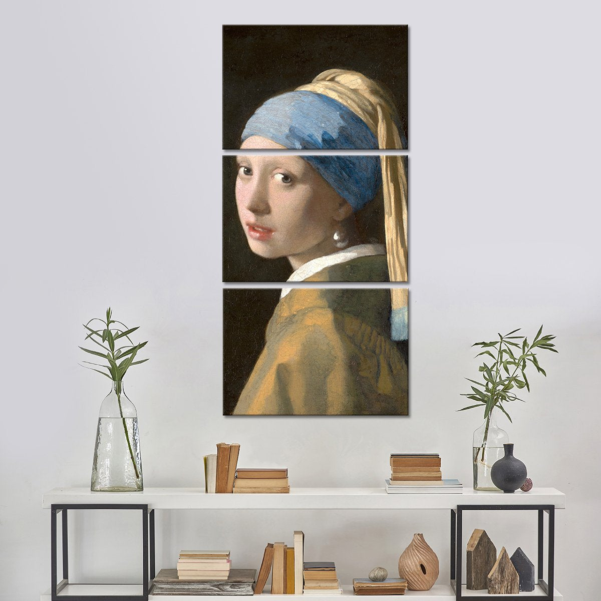 Girl With a Pearl Earring Multi Panel Canvas Wall Art