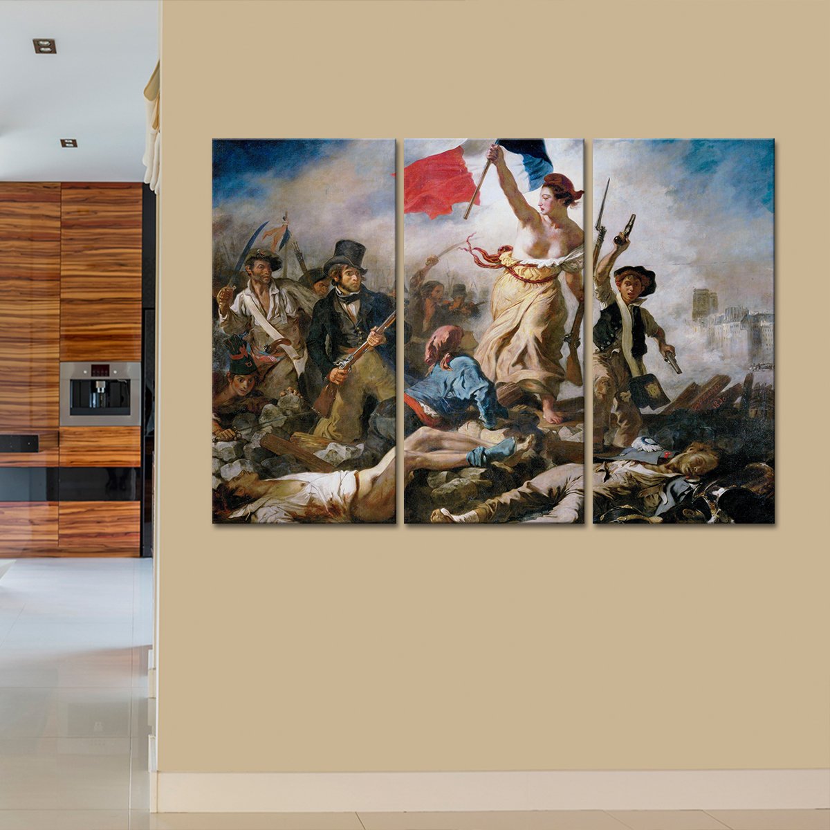 Liberty Leading the People Multi Panel Canvas Wall Art
