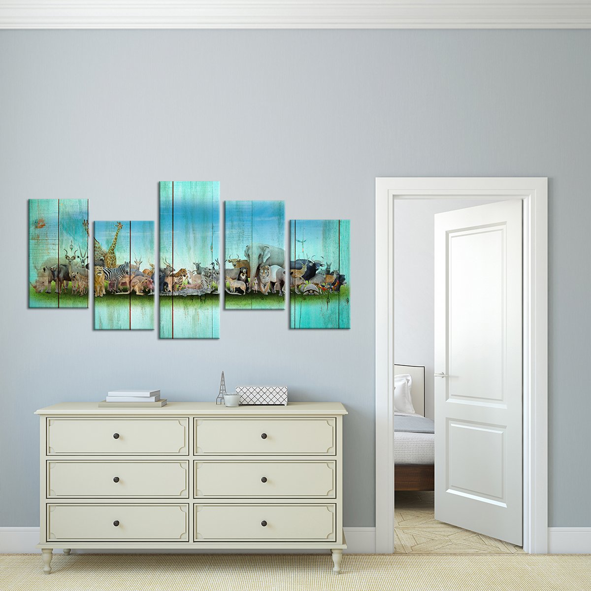 Animal Planet Multi Panel Canvas Wall Art