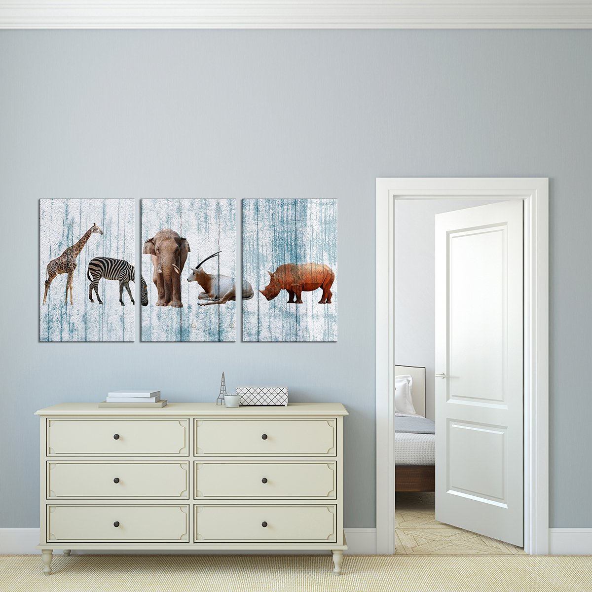 Fascinating Creatures Multi Panel Canvas Wall Art