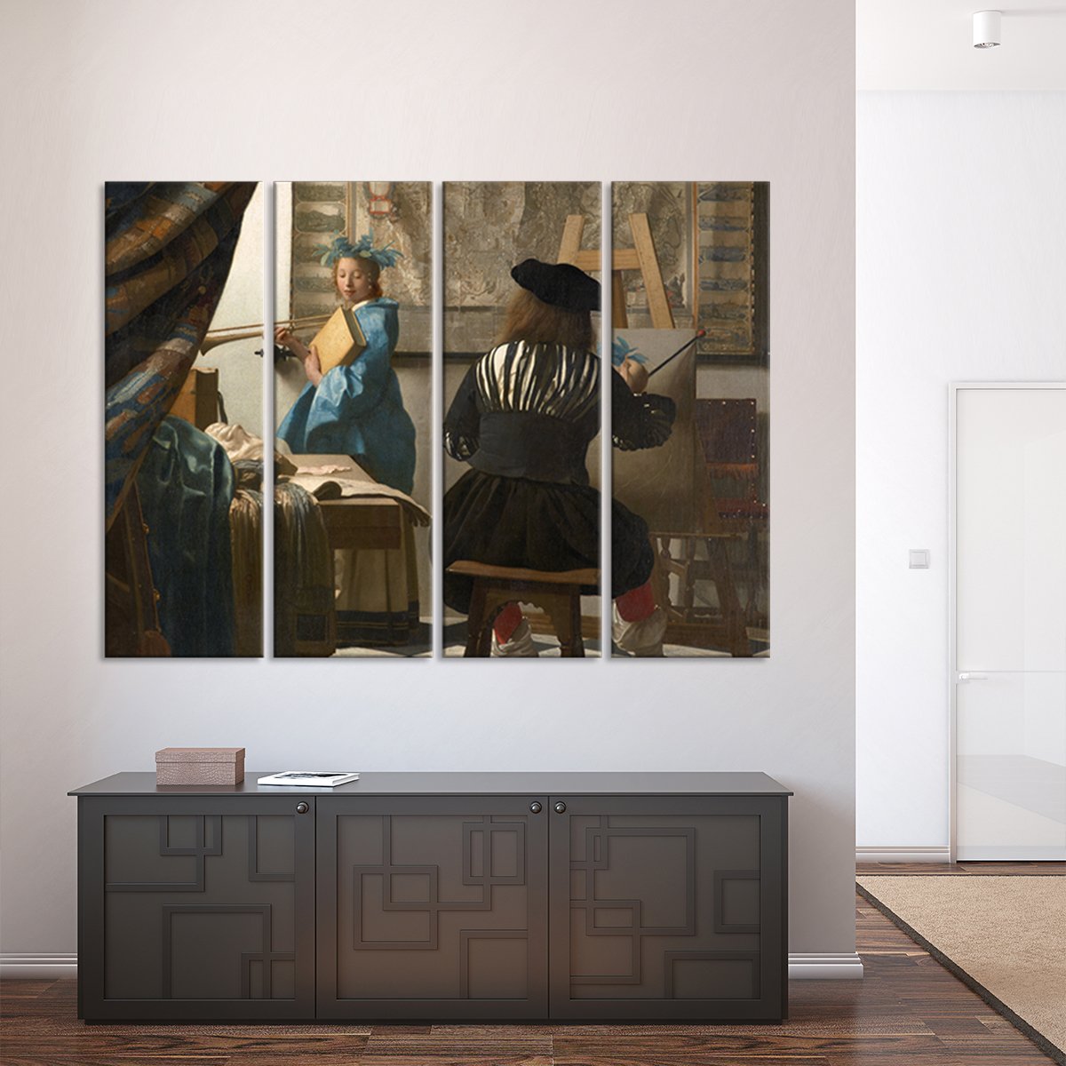 The Art of Painting Multi Panel Canvas Wall Art