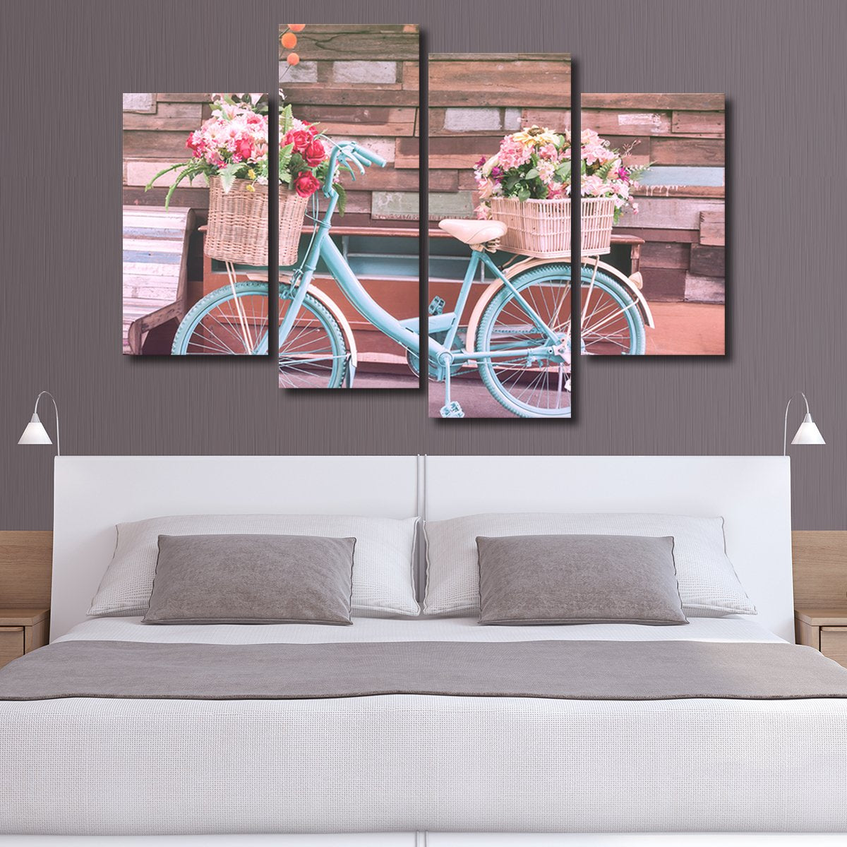 Happy Sunday Multi Panel Canvas Wall Art