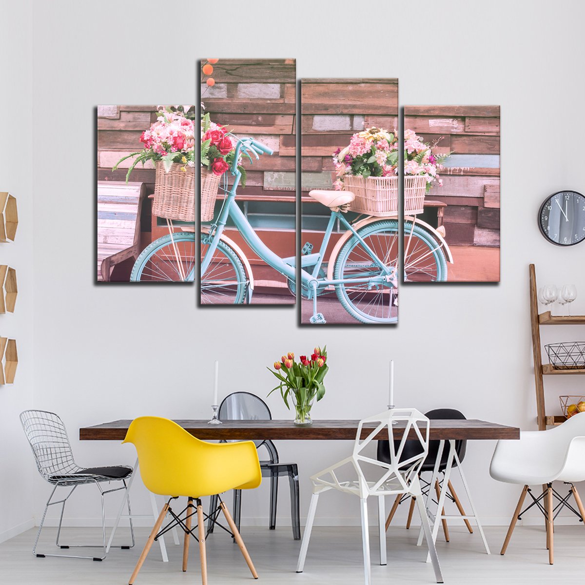 Happy Sunday Multi Panel Canvas Wall Art