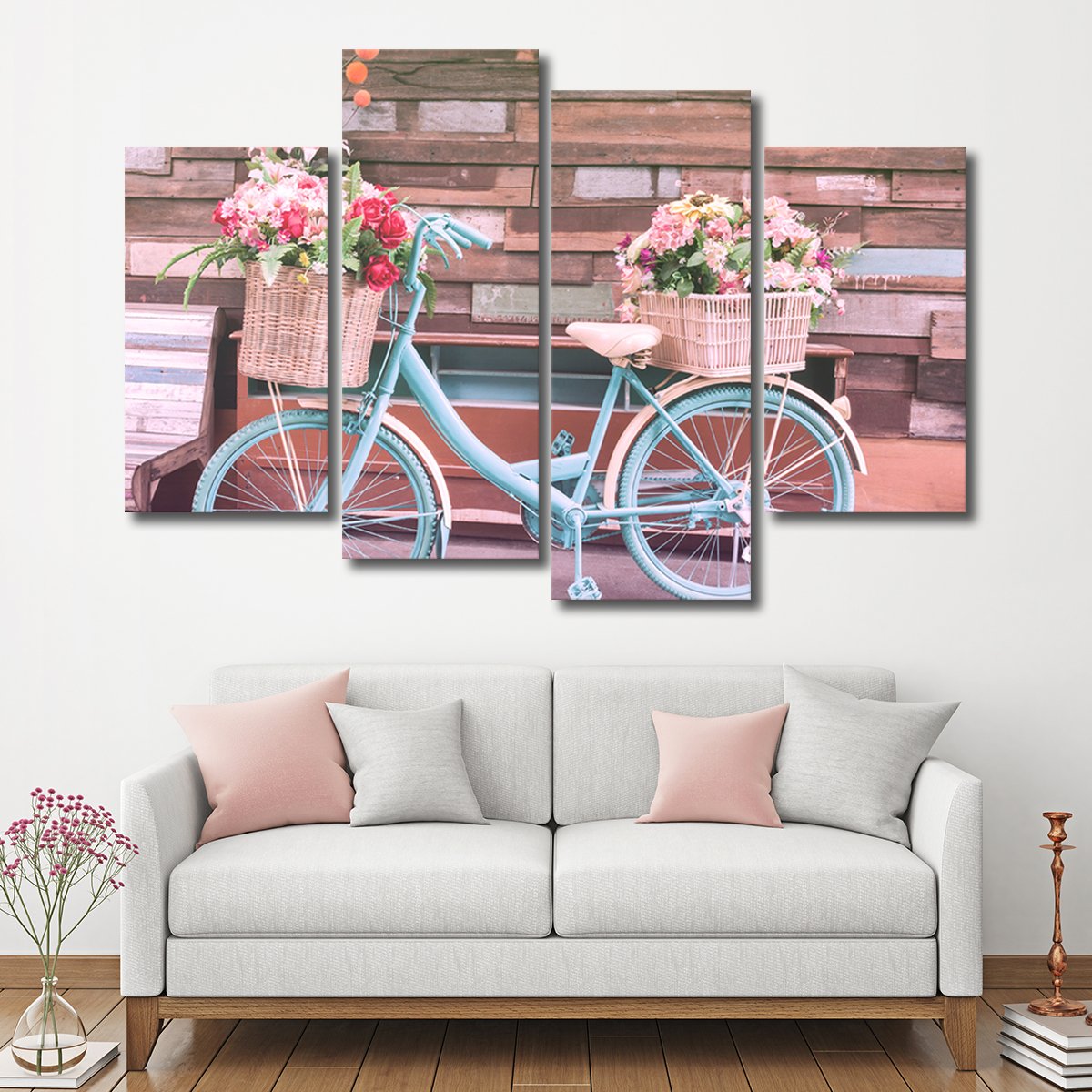 Happy Sunday Multi Panel Canvas Wall Art