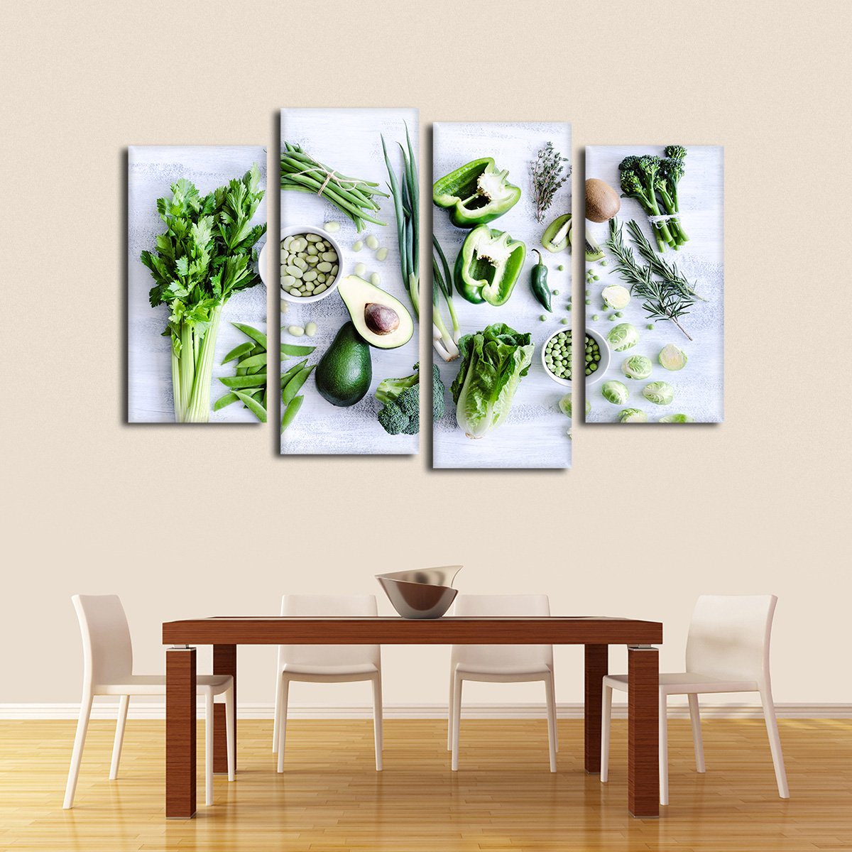 Healthy Greens Multi Panel Canvas Wall Art