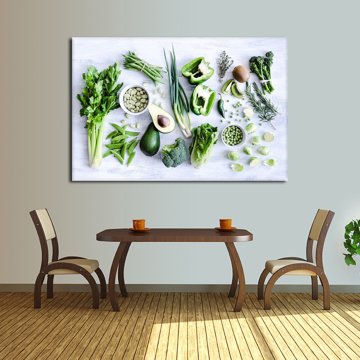 Healthy Greens Multi Panel Canvas Wall Art