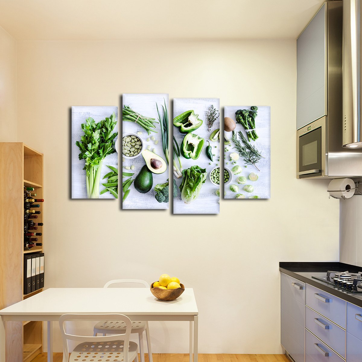 Healthy Greens Multi Panel Canvas Wall Art