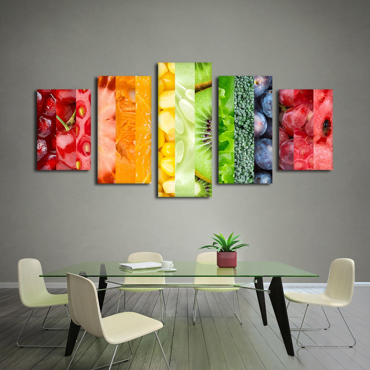 Healthy Life Multi Panel Canvas Wall Art