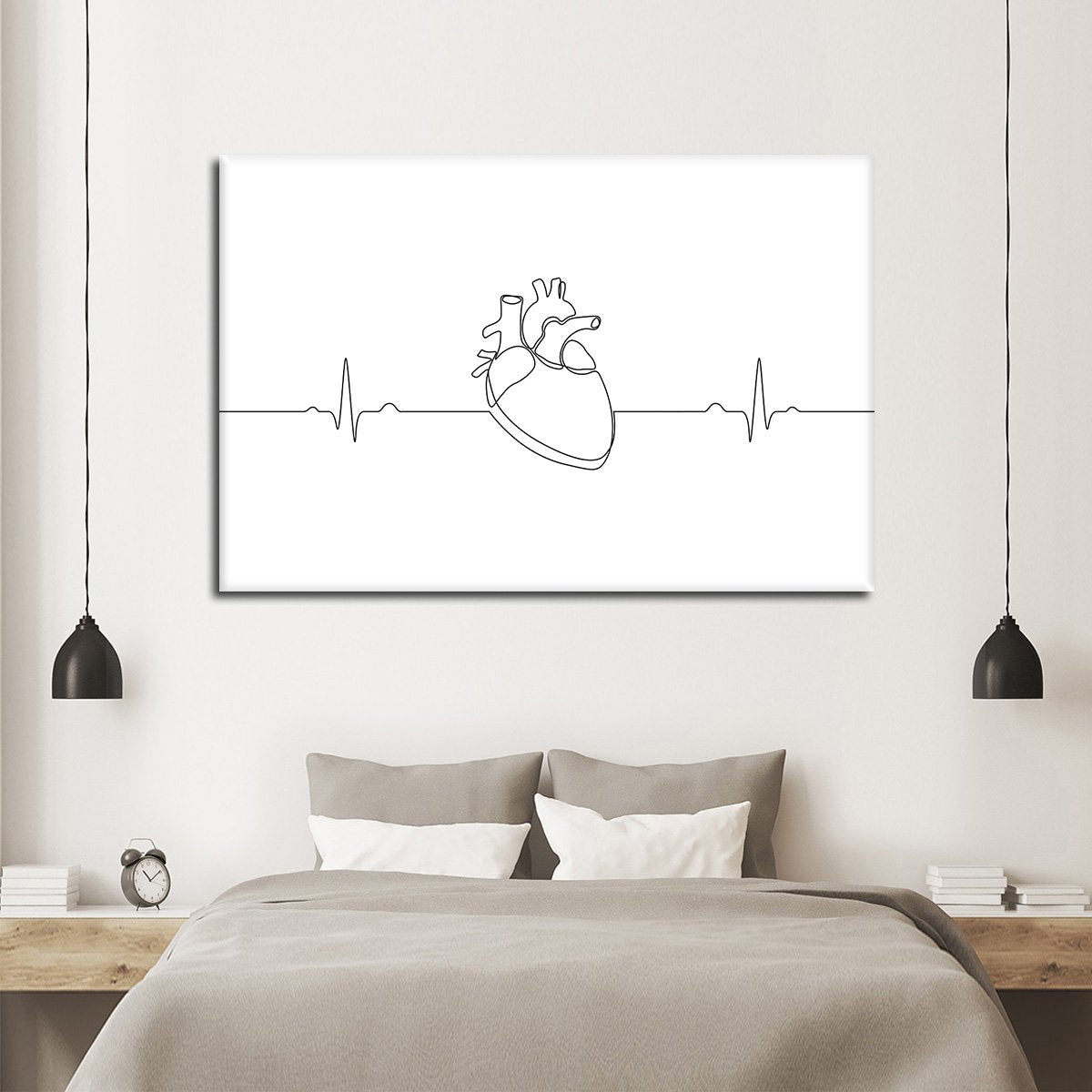 Heartbeat Multi Panel Canvas Wall Art