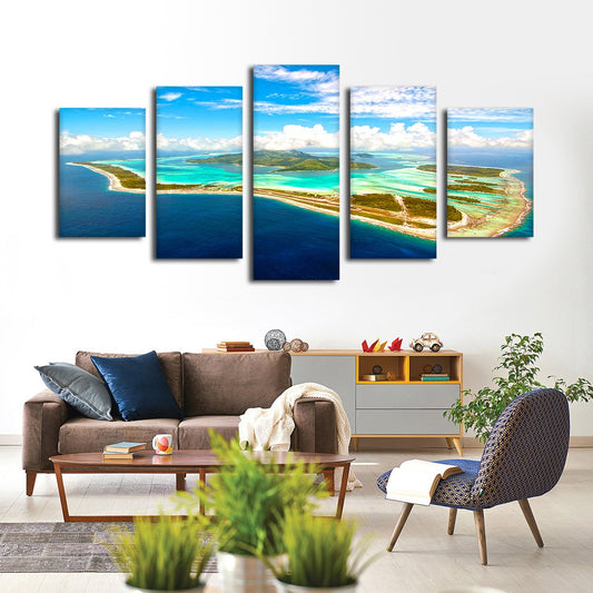 Heaven On Earth Multi Panel Canvas Wall Art