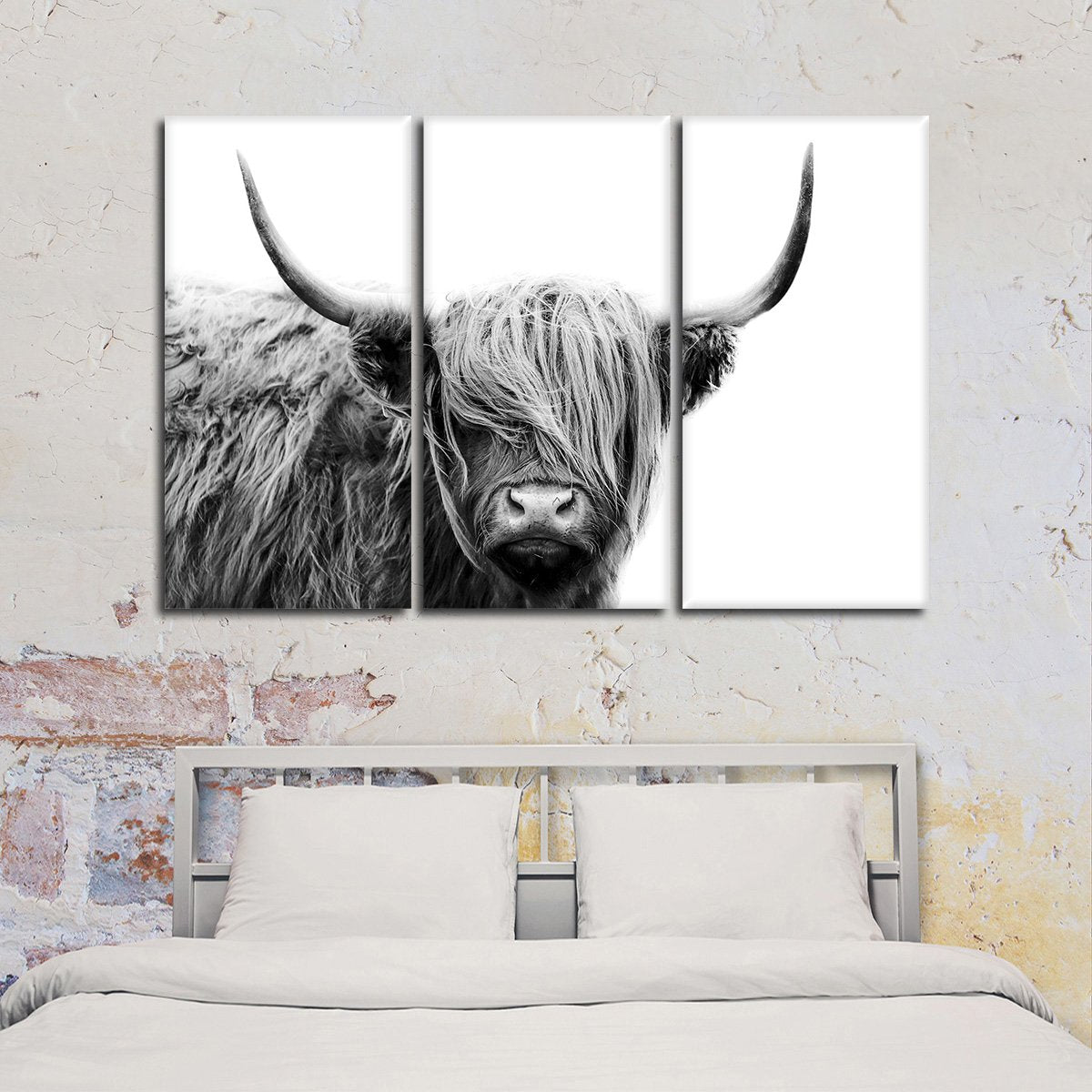 Highland Cow Multi Panel Canvas Wall Art