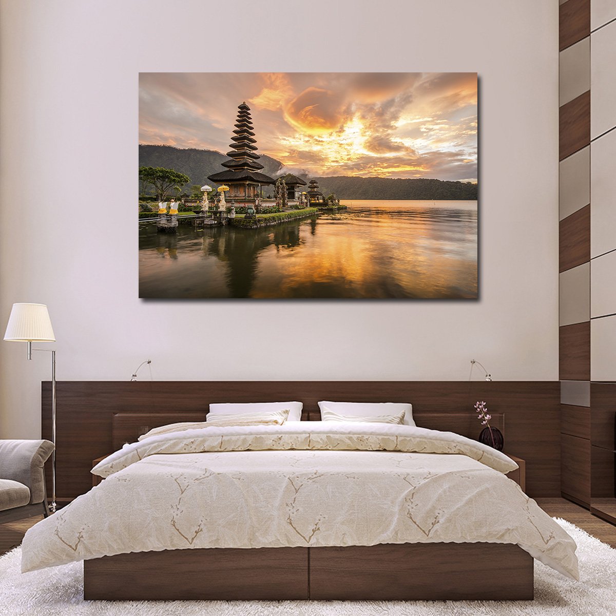 Hindu Temple Multi Panel Canvas Wall Art