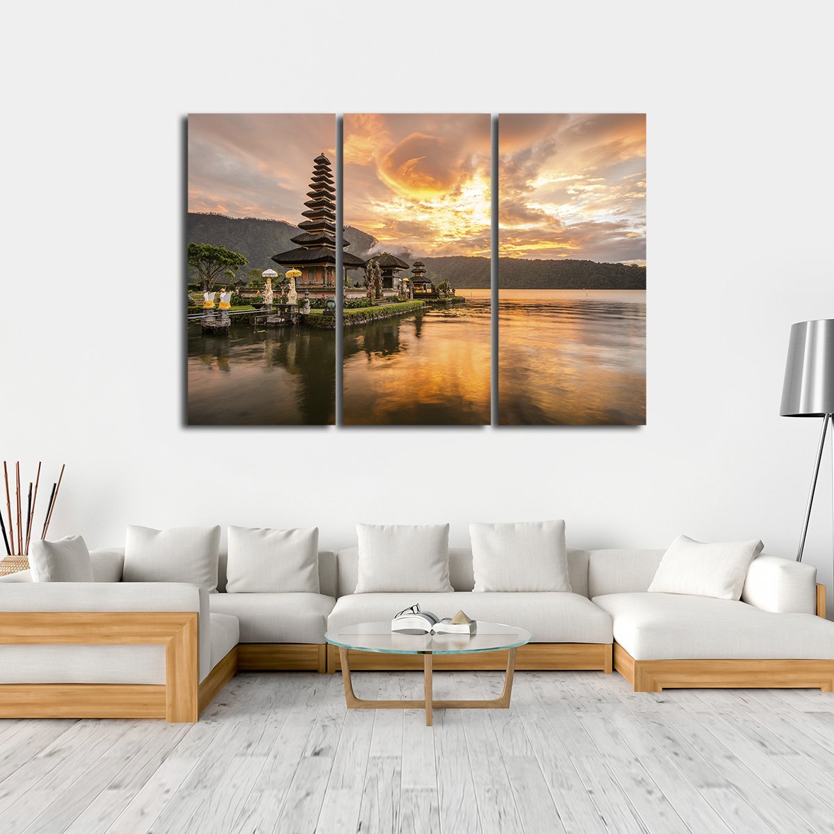 Hindu Temple Multi Panel Canvas Wall Art