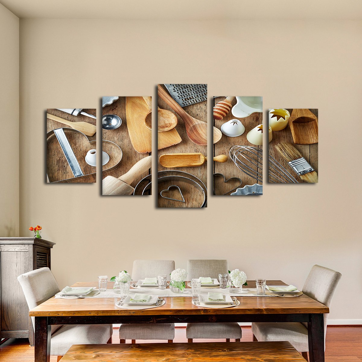Homemade Baking Multi Panel Canvas Wall Art