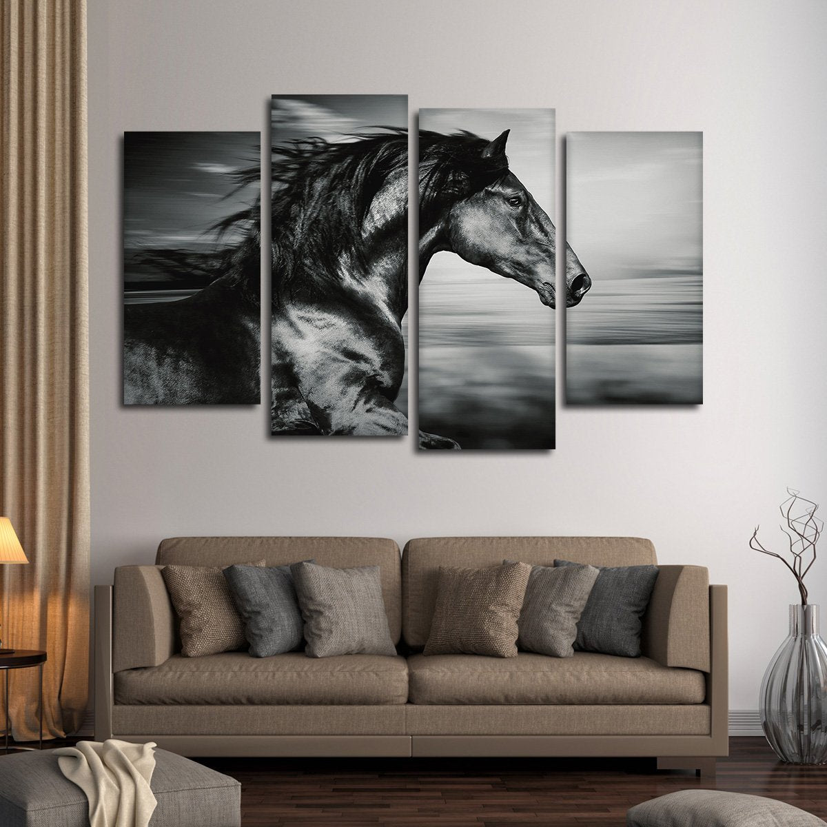 Horse Spirit Multi Panel Canvas Wall Art