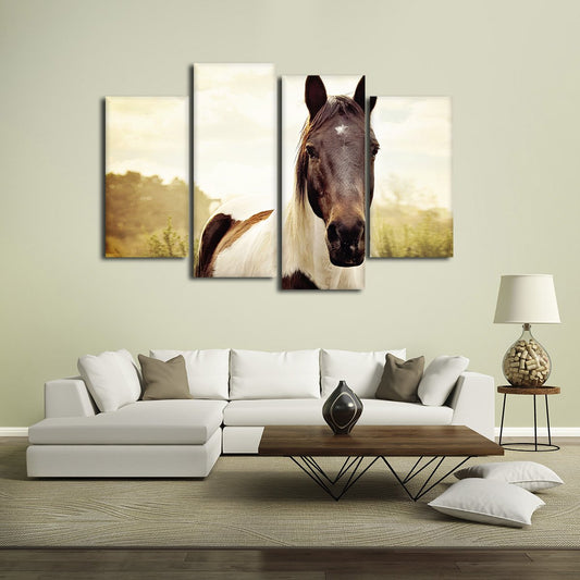 Horse Best Friend Multi Panel Canvas Wall Art