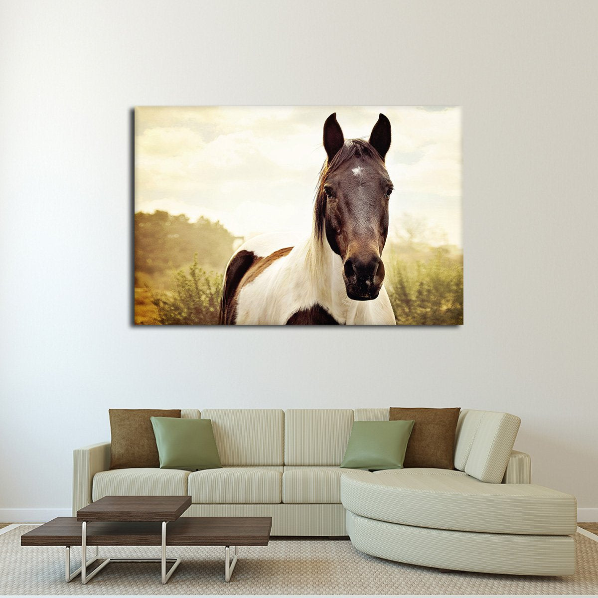 Horse Best Friend Multi Panel Canvas Wall Art