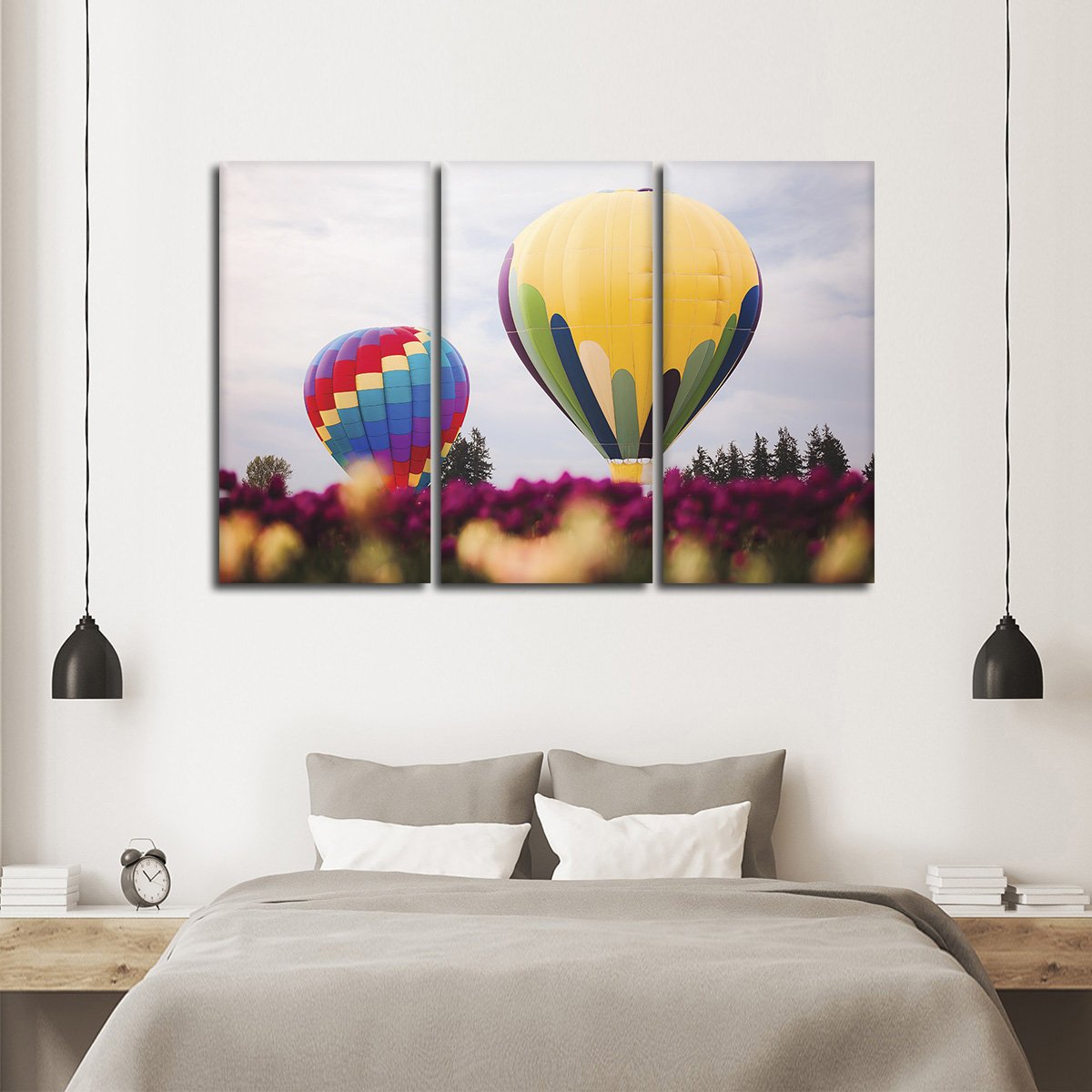 Hot Air Balloons Multi Panel Canvas Wall Art