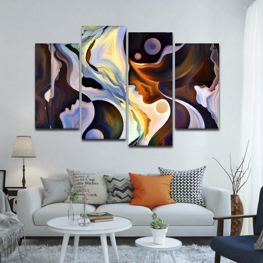 Human Mind Multi Panel Canvas Wall Art