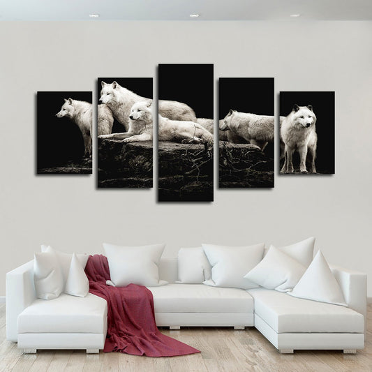 Hungry Like The Wolves Multi Panel Canvas Wall Art