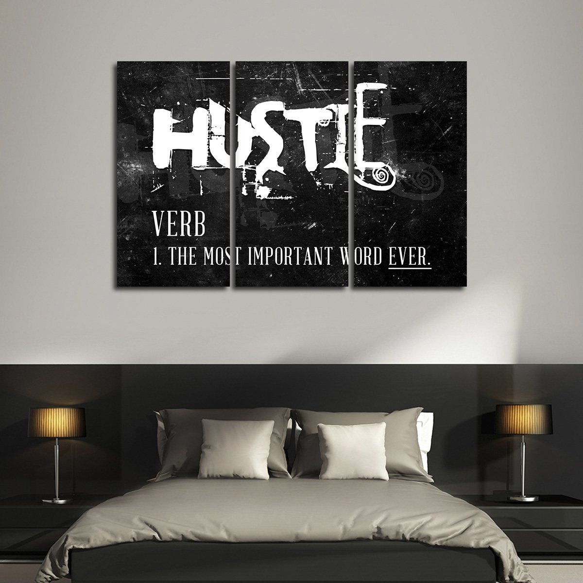 Hustle Multi Panel Canvas Wall Art