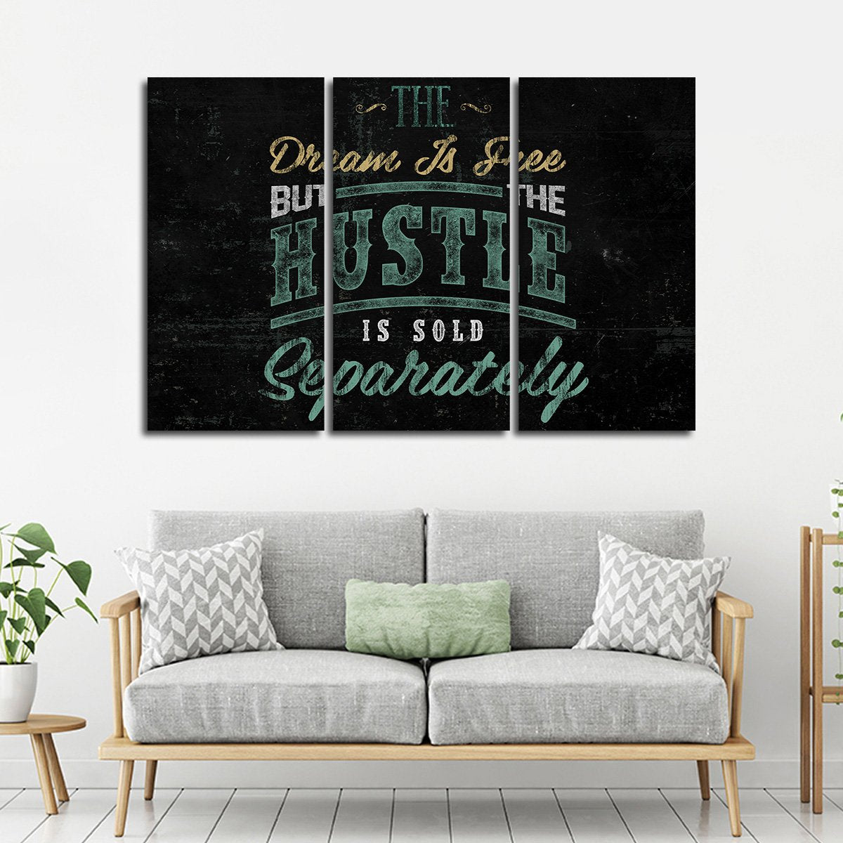 Hustle Sold Separately Multi Panel Canvas Wall Art