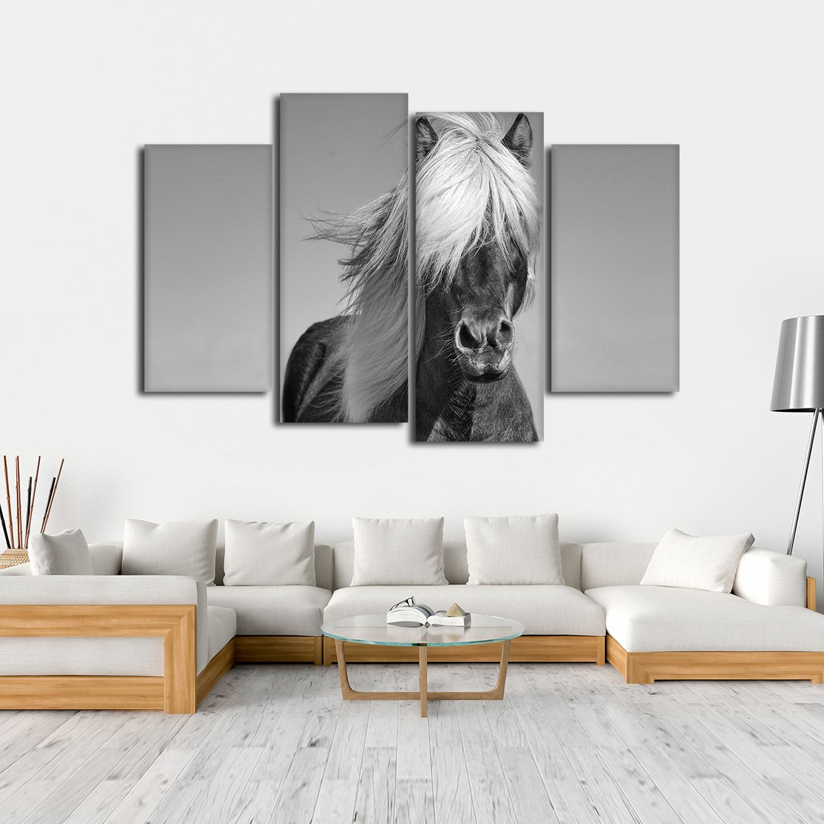 Iceland Pony Multi Panel Canvas Wall Art