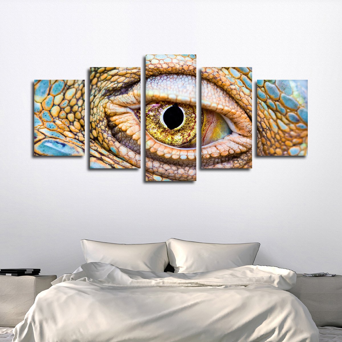 Iguana Eye Multi Panel Canvas Wall Art