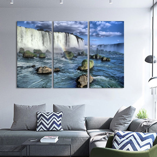 Iguasu Falls Multi Panel Canvas Wall Art