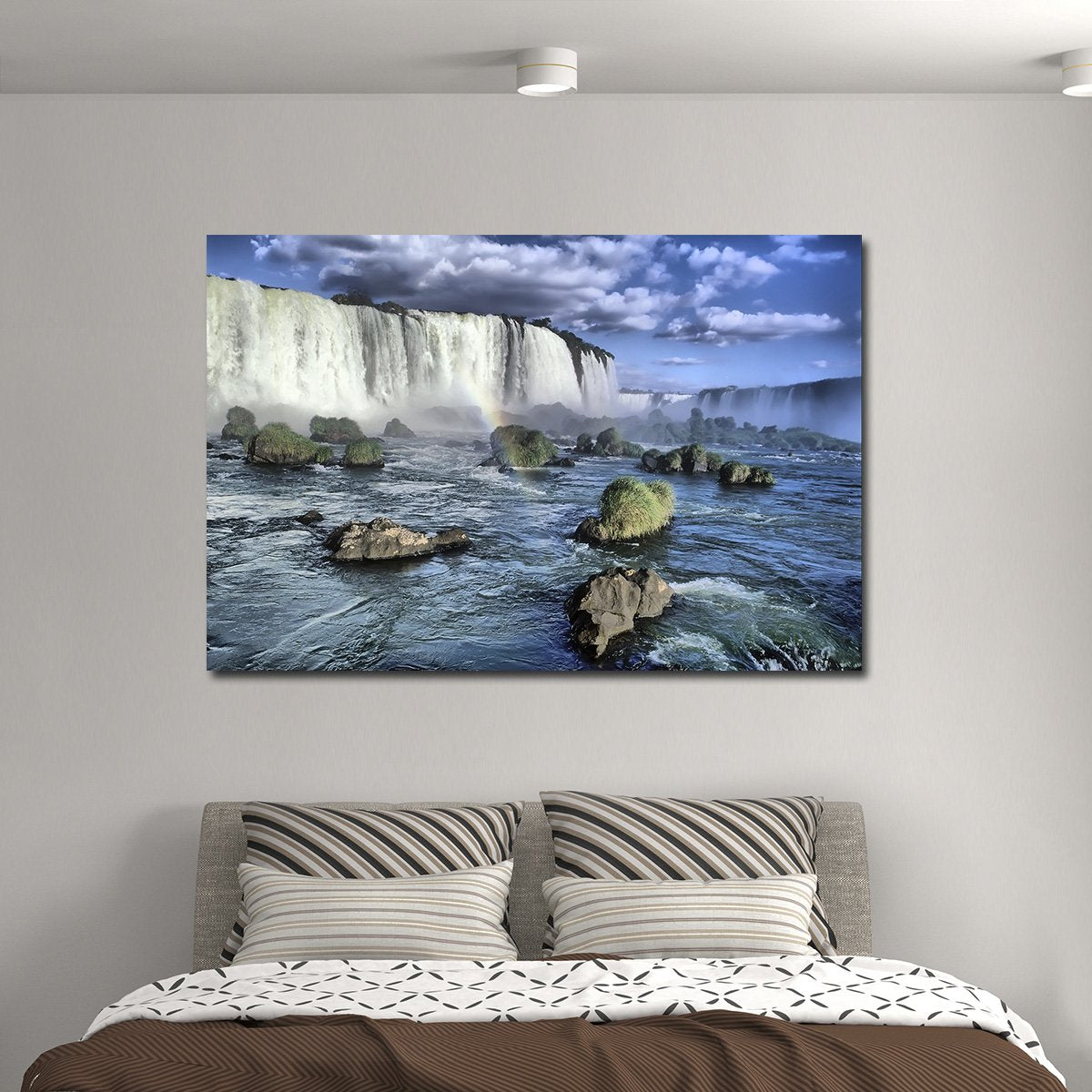 Iguasu Falls Multi Panel Canvas Wall Art