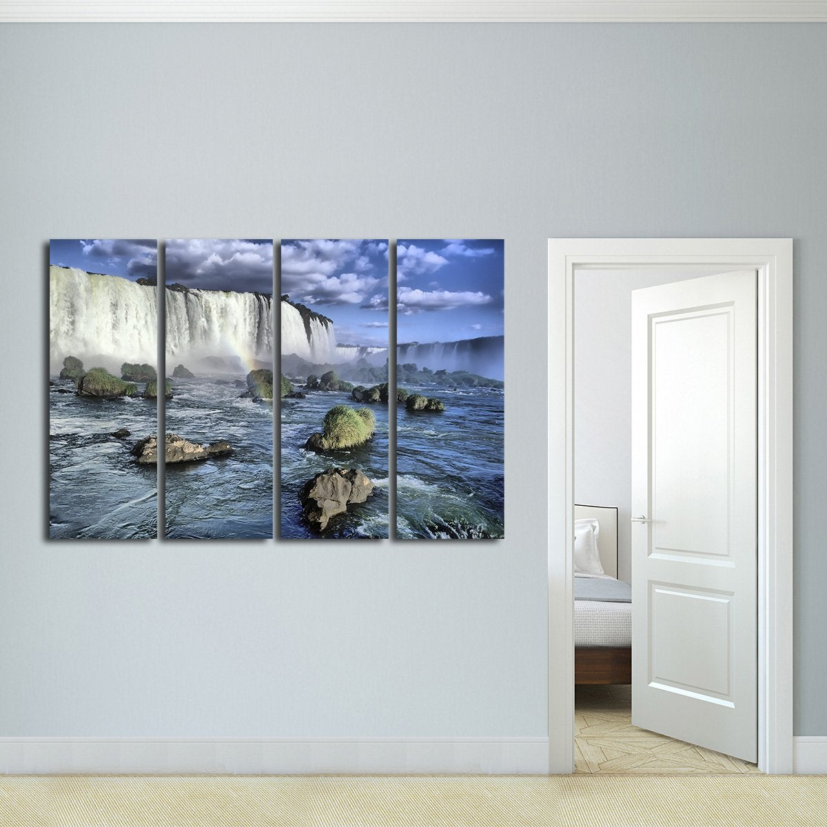 Iguasu Falls Multi Panel Canvas Wall Art