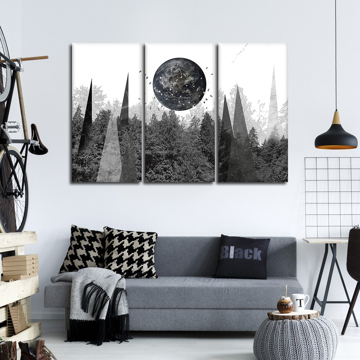 Imaginative Forest Multi Panel Canvas Wall Art