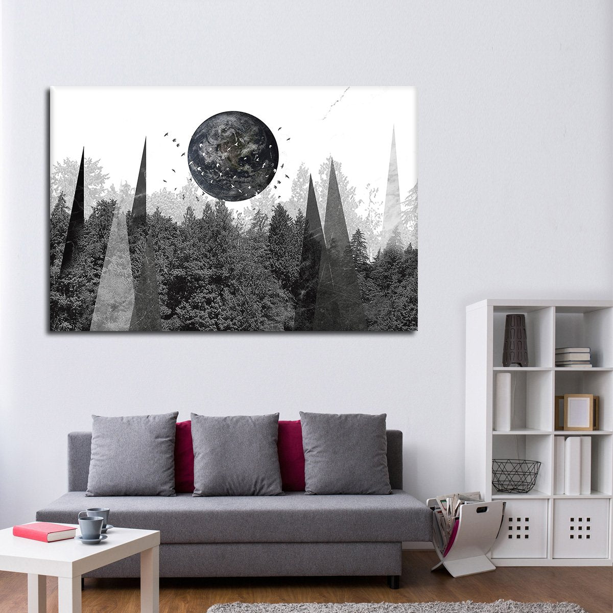 Imaginative Forest Multi Panel Canvas Wall Art