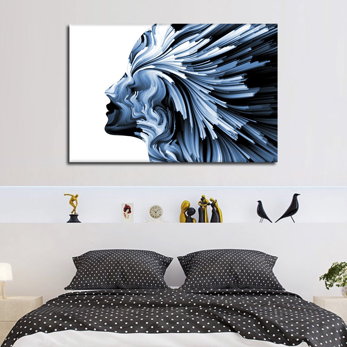 Imaginative Profile I Digital Art Multi Panel Canvas Wall Art