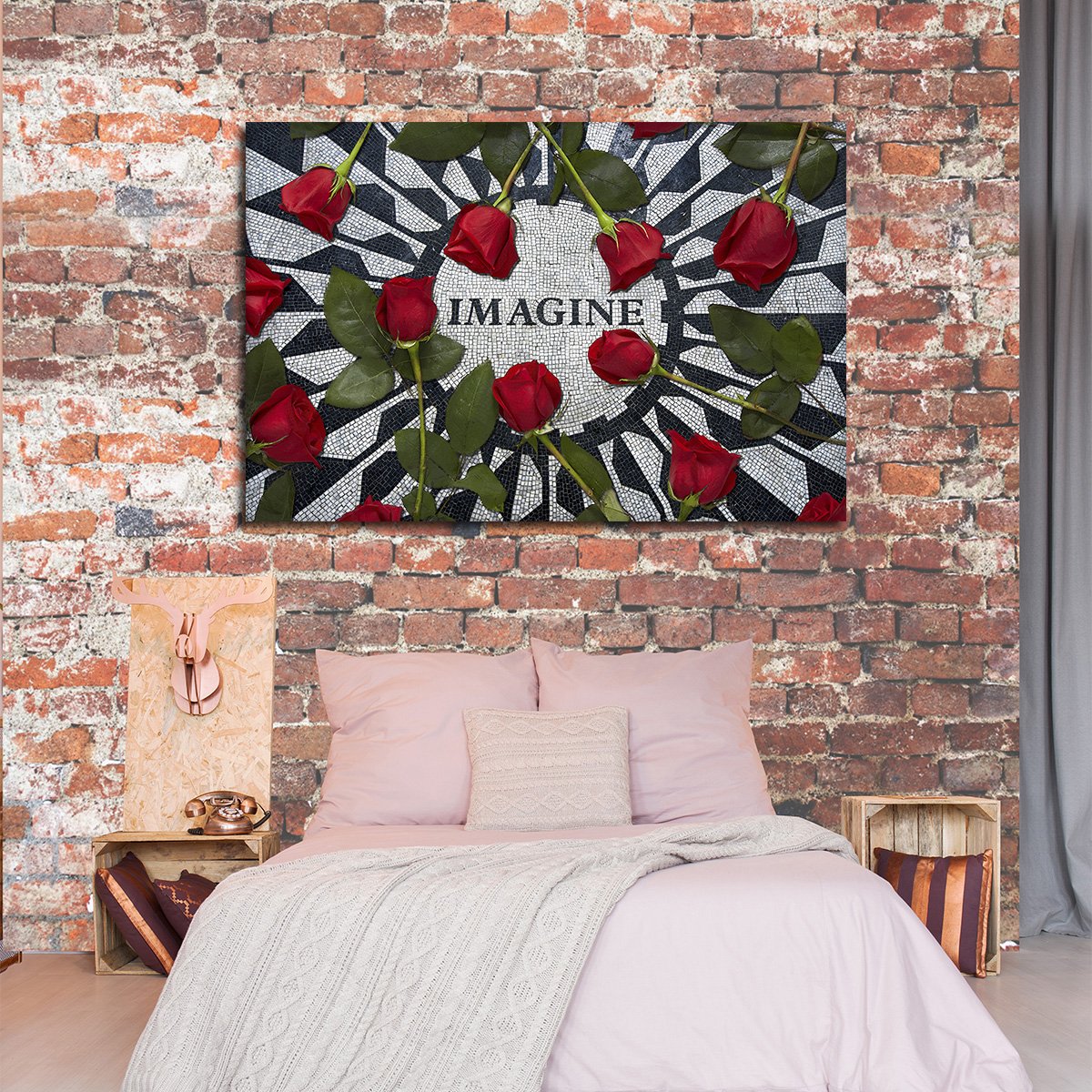 Imagine Peace Multi Panel Canvas Wall Art