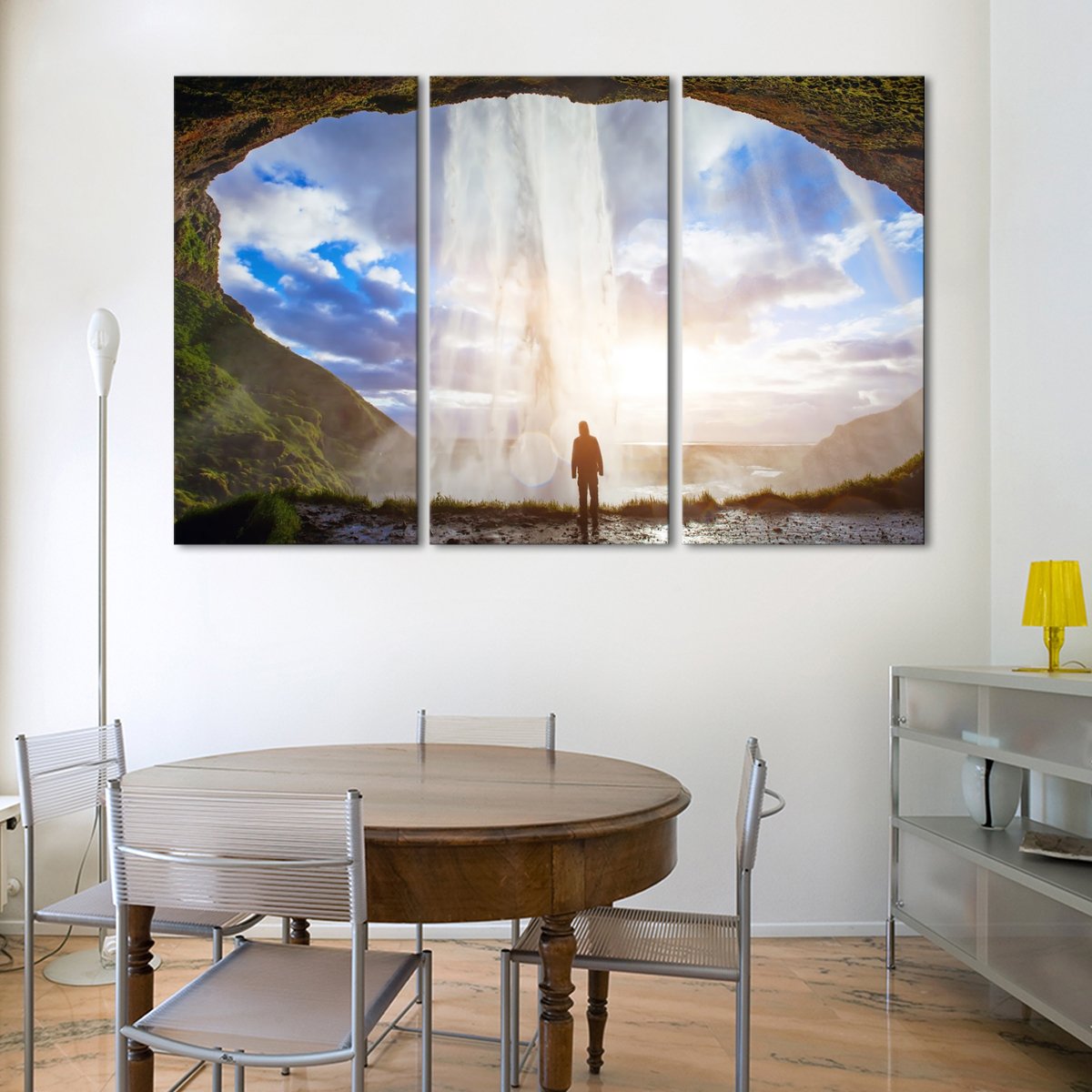 Incredible Waterfall Multi Panel Canvas Wall Art