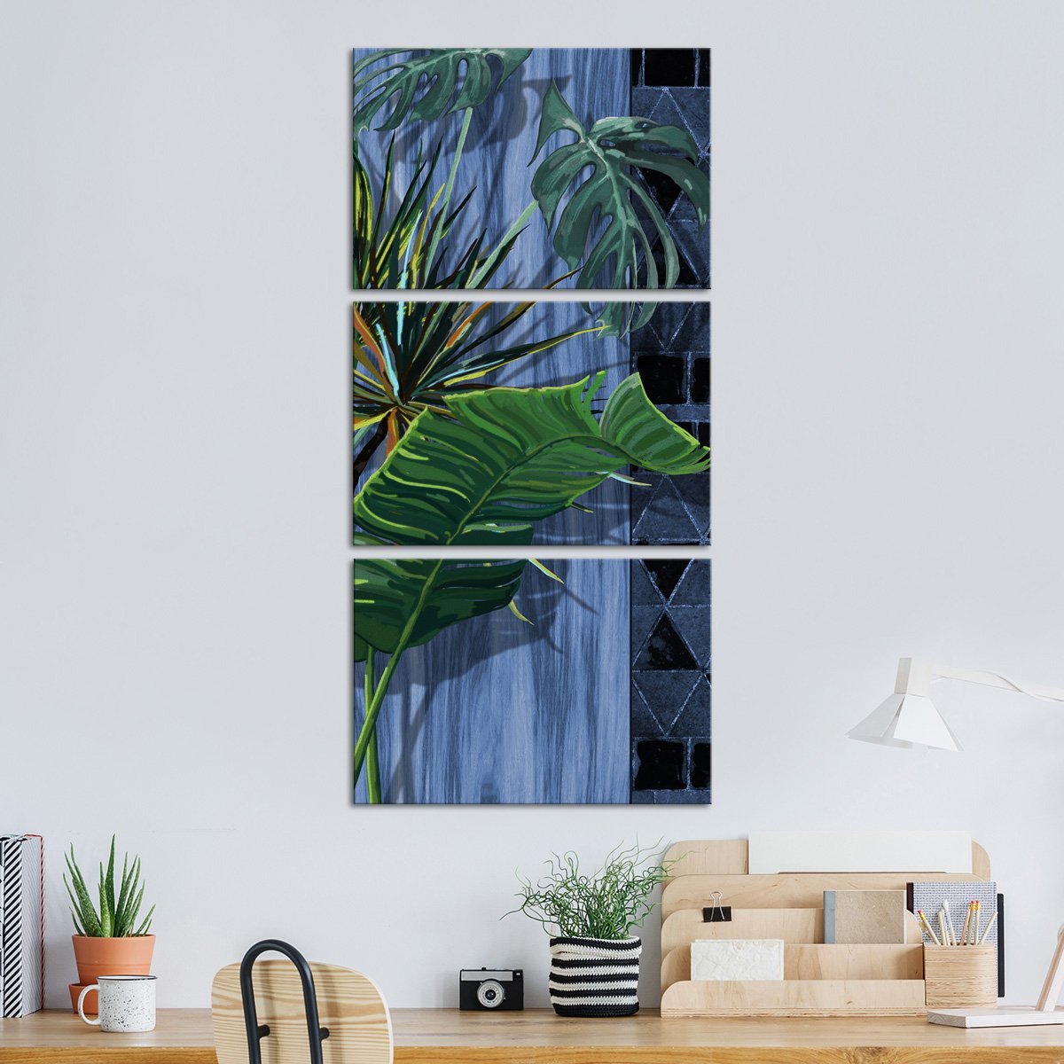 Indoor Plants Multi Panel Canvas Wall Art