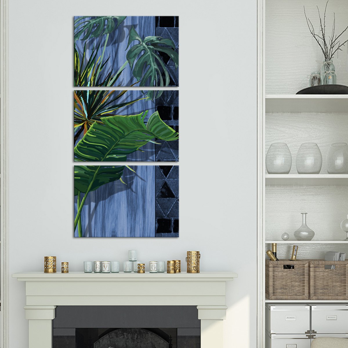 Indoor Plants Multi Panel Canvas Wall Art