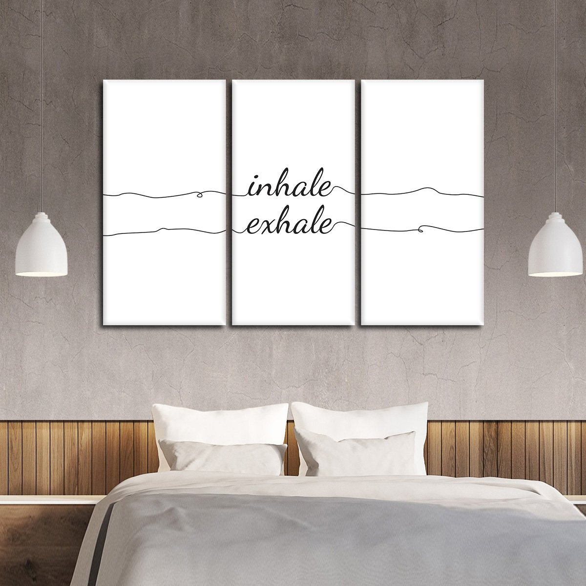 Inhale Exhale Multi Panel Canvas Wall Art