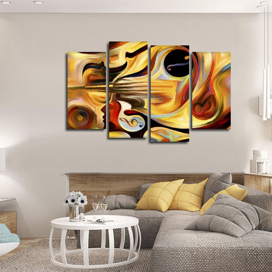 Inner Melody Multi Panel Canvas Wall Art