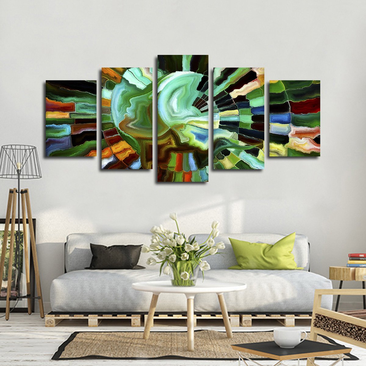 Internal Thoughts Multi Panel Canvas Wall Art